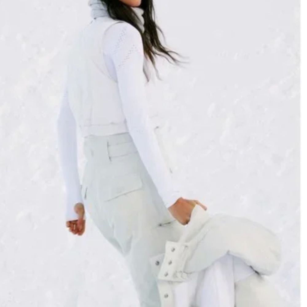 Free People Movement Around The Block Bib Salt Water Combo - Picture 5 of 14